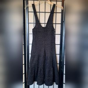 KIDS Art Class Black & Silver Sparkle Knit Jumpsuit sz XS (4/5)